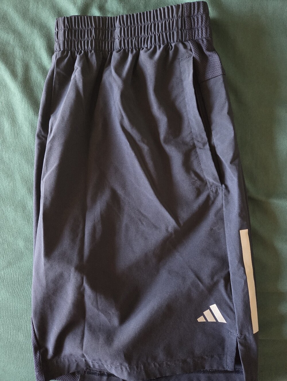 Adidas Dark Blue performance Shorts with pockets Size XL Youth / Xs Men's